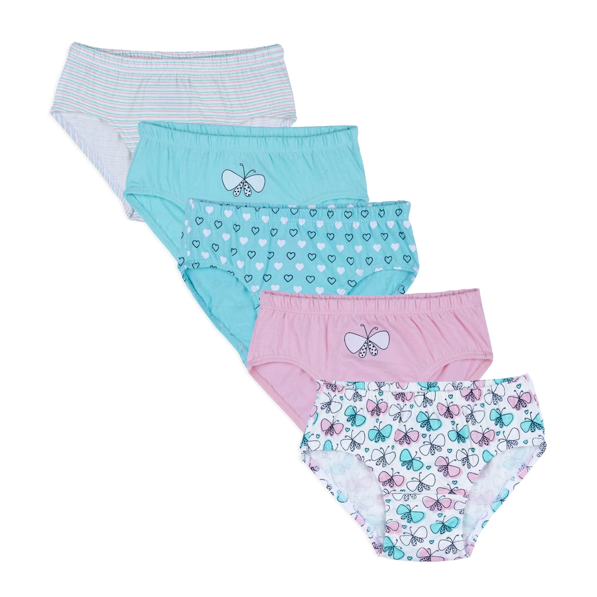 Buy Nuluv Baby Girls Printed Bloomer Brief Underwear Pink and